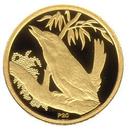 Pre-Owned 2009 Australian Kookaburra (1992 Design) 1/20oz Gold Coin