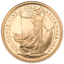 Pre-Owned 1988 UK Britannia 1/10oz Proof Design Gold Coin