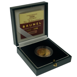 Pre-Owned 2006 UK Brunel Achievements £2 Proof Gold Coin