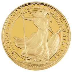 Pre-Owned 2006 UK Britannia 1/4oz Proof Gold Coin