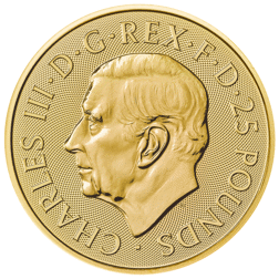 Pre-Owned UK King Charles III Britannia 1/4oz Gold Coin - Mixed Dates