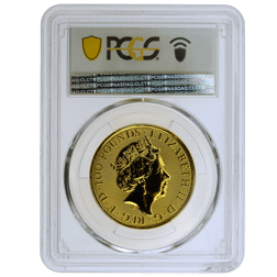 Pre-Owned 2019 UK Queen’s Beasts The Falcon of the Plantagenets 1oz Gold Coin - PCGS Graded MS70 - 6