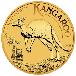 2024 Australian Kangaroo 1/10oz Gold Coin