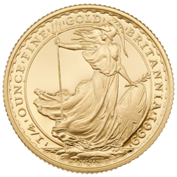 Pre-Owned 1999 UK Britannia 1/4oz Proof Design Gold Coin