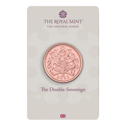 Pre-Owned 2022 UK Double Sovereign Gold Coin - Carded