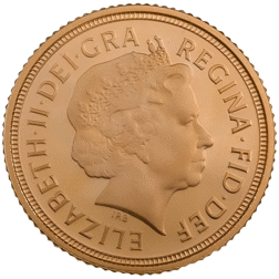 Pre-Owned 2009 UK Half Sovereign Proof Design Gold Coin