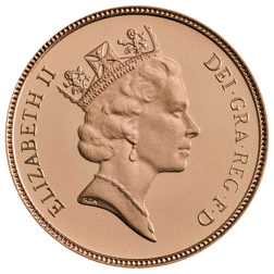 Pre-Owned 1988 UK Half Sovereign Proof Gold Coin