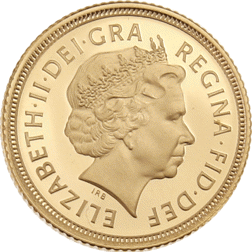 Pre-Owned 2005 UK Half Sovereign Proof Design Gold Coin