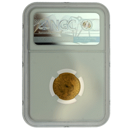 Pre-Owned 1910 French 'Rooster' 10 Franc Gold Coin - NGC Graded AU58 - 6315278-076