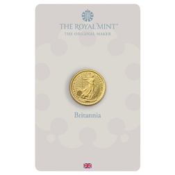 Pre-Owned 2024 UK Britannia 1/10oz Gold Coin - Carded
