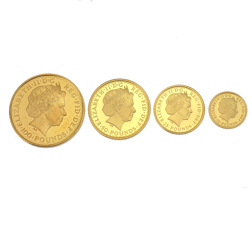 Pre-Owned 2004 UK Britannia Proof Gold 4-Coin Set
