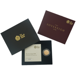 Pre-Owned 2019 UK Full Sovereign Brilliant Uncirculated Gold Coin