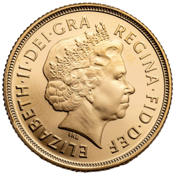 Pre-Owned 2006 UK Half Sovereign Proof Design Gold Coin