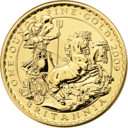 Pre-Owned 2009 UK Britannia 1oz Gold Coin