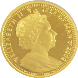 Pre-Owned 2009 Isle of Man Proof Design 1oz Noble Gold Coin