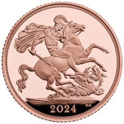 Pre-Owned 2024 Full Sovereign Proof Gold Coin