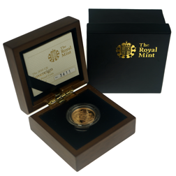 Pre-Owned 2010 UK Full Sovereign Proof Gold Coin - Damaged Box