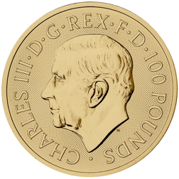 Pre-Owned 2024 UK Tudor Beasts Seymour Unicorn 1oz Gold Coin
