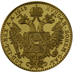 Pre-Owned 1915 Austrian 1 Ducat Restrike Proof Gold Coin