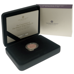 Pre-Owned 2023 UK Coronation Full Sovereign Brilliant Uncirculated Gold Coin - Struck on the Day
