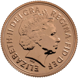 Pre-Owned 2013 UK Prince George Royal Birth 'Struck on the Day' Boxed Full Sovereign Gold Coin