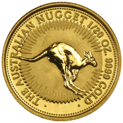 Pre-Owned Australian Kangaroo 1/20oz Gold Coin - Mixed Dates