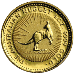 Pre-Owned Australian Kangaroo 1/20oz Gold Coin - Mixed Dates