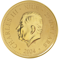 Pre-Owned 2024 Niue Gold Phoenix 1/10oz Gold Coin