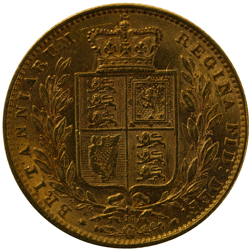 Pre-Owned 1872 London Mint DN.27 Victoria Young Head