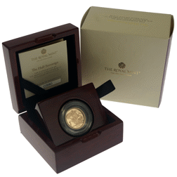 Pre-Owned 2023 UK Coronation Half Sovereign Proof Gold Coin
