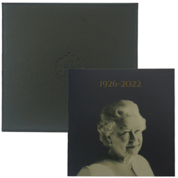 Pre-Owned 2022 UK Queen Elizabeth II Memorial 50p Proof Gold Coin