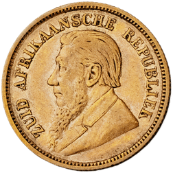 Pre-Owned South African Half Pond Gold Coin - Mixed Dates
