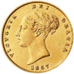 Pre-Owned 1857 London Mint Victoria Young Head