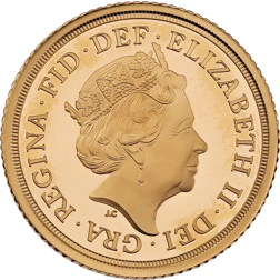 Pre-Owned 2018 UK Half Sovereign Proof Design Gold Coin