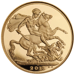 Pre-Owned 2013 UK Full Sovereign Proof Gold Coin