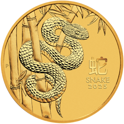 2025 Australian Lunar Snake 1/2oz Gold Coin