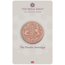 Pre-Owned 2022 UK Memorial Double Sovereign Gold Coin - Carded
