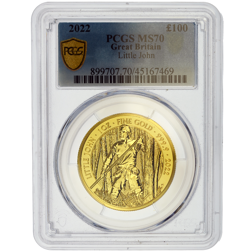 Pre-Owned 2022 UK Little John Myths and Legends 1oz Gold Coin PCGS Graded MS70 - 899707.70/45167469