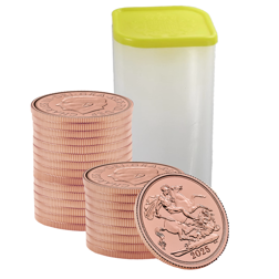 2025 UK 'Last of the Rose Gold' Full Sovereign Gold Coin