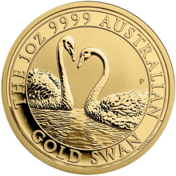 Pre-Owned Australian Swan 1oz Gold Coin - Mixed Dates