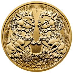 Pre-Owned 2021 Australian Double Pixiu 1oz Gold Coin