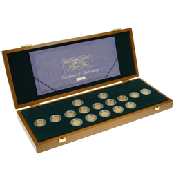 Pre-Owned 1900-1915 UK ‘A Golden Finale’ Half Sovereign Gold 16-Coin Collection