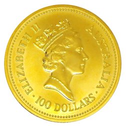 Pre-Owned Australian Nugget 1oz Gold Coin - Mixed Dates