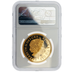 Pre-Owned 2005 UK Quintuple Sovereign £5 Proof Gold Coin - NGC Graded PF69 Ultra Cameo - 5880457-004