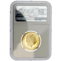 Pre-Owned 2010 UK Britannia 1/2oz Proof Gold Coin - NGC Graded PF69 Ultra Cameo - 6029624-043