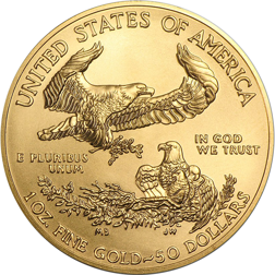 Pre-Owned USA Eagle 1oz Gold Coin - Mixed Dates