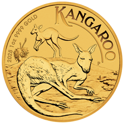 2025 Australian Kangaroo 1oz Gold Coin