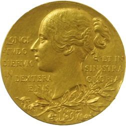Pre-Owned 1897 Queen Victoria Jubilee Gold Medal