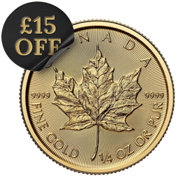 2025 Canadian Maple 1/4oz Gold Coin