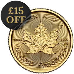 2025 Canadian Maple 1/20oz Gold Coin